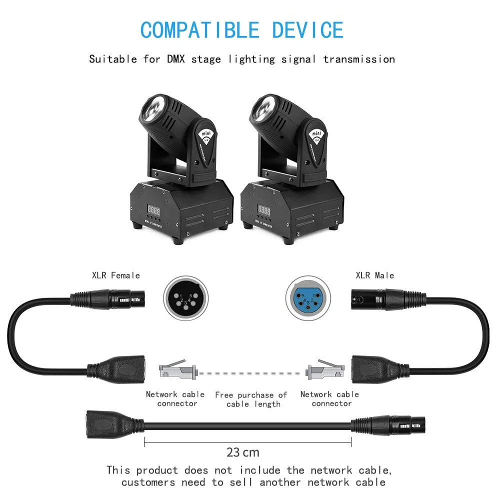 0.3M Xlr 3 Pin Male To Rj45 Cable Adapter Se-L18