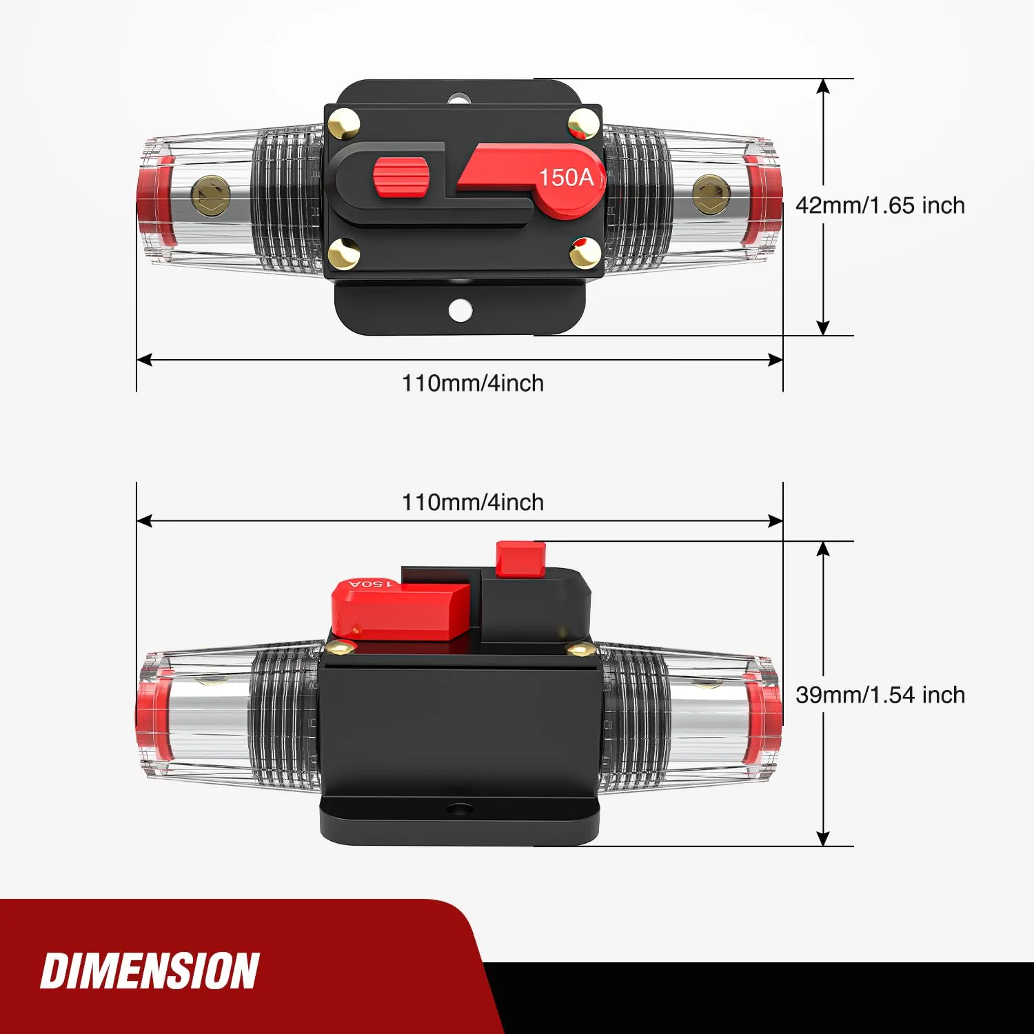 150A Circuit Breaker Reset Fuse Holder