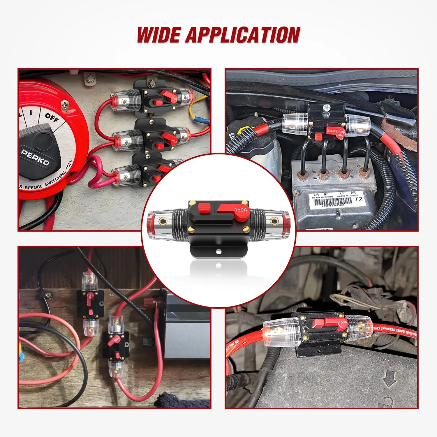 150A Circuit Breaker Reset Fuse Holder