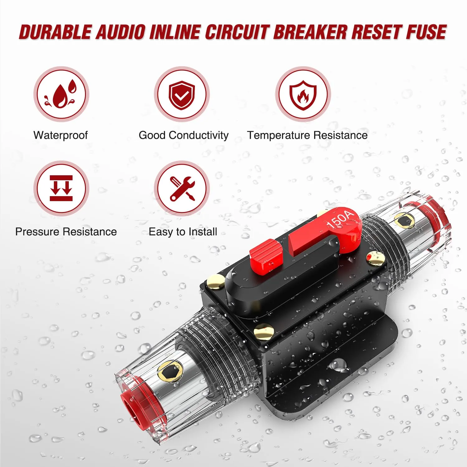 150A Circuit Breaker Reset Fuse Holder