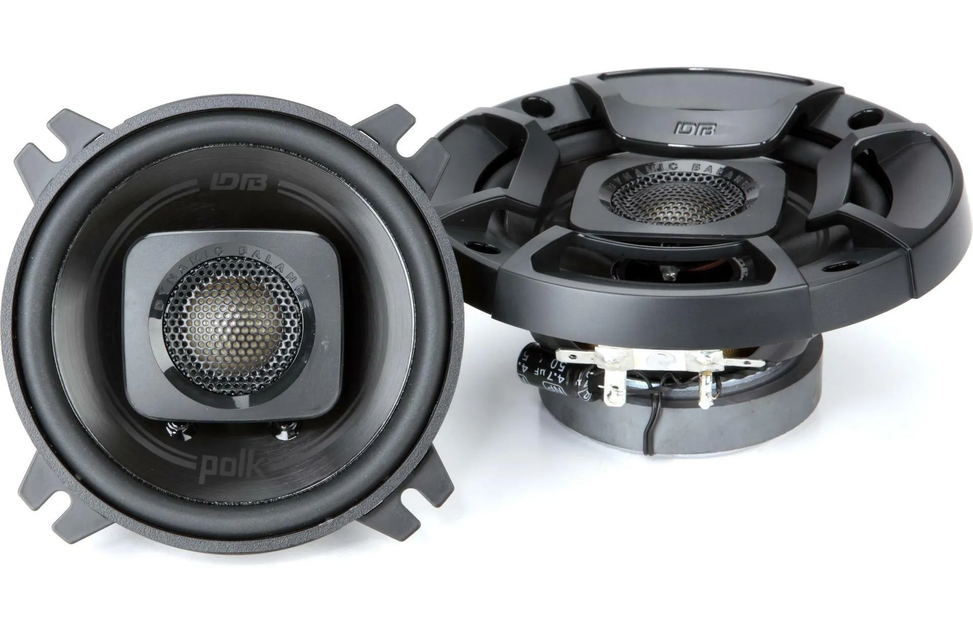 2 PAIR OF Polk Audio DB402   DB  Series 4" 2-way car speakers (2 Pair) DB 402