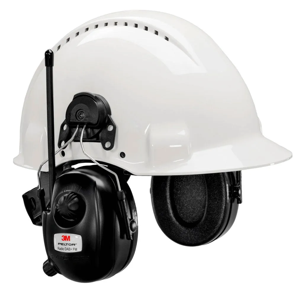 3M™ PELTOR™ DAB  & FM Radio Hearing Defender - Helmet Mount