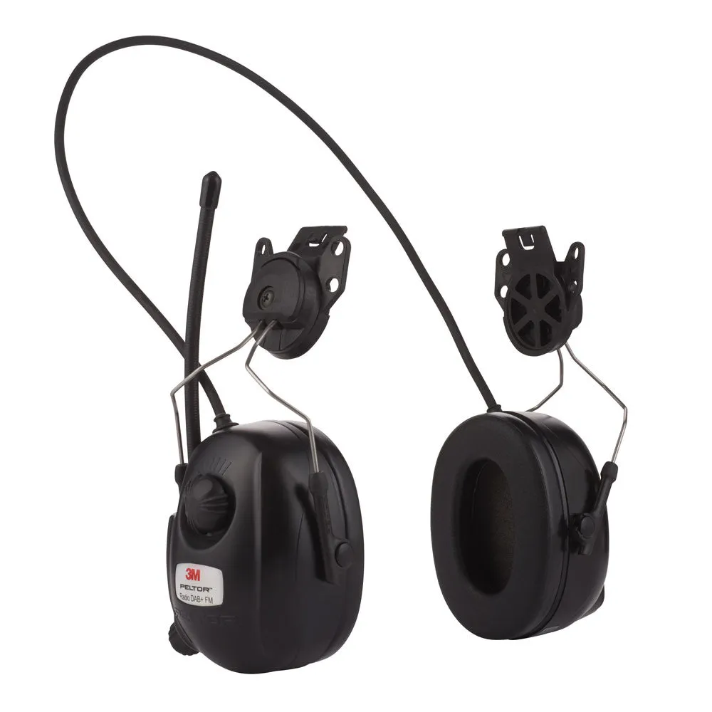 3M™ PELTOR™ DAB  & FM Radio Hearing Defender - Helmet Mount