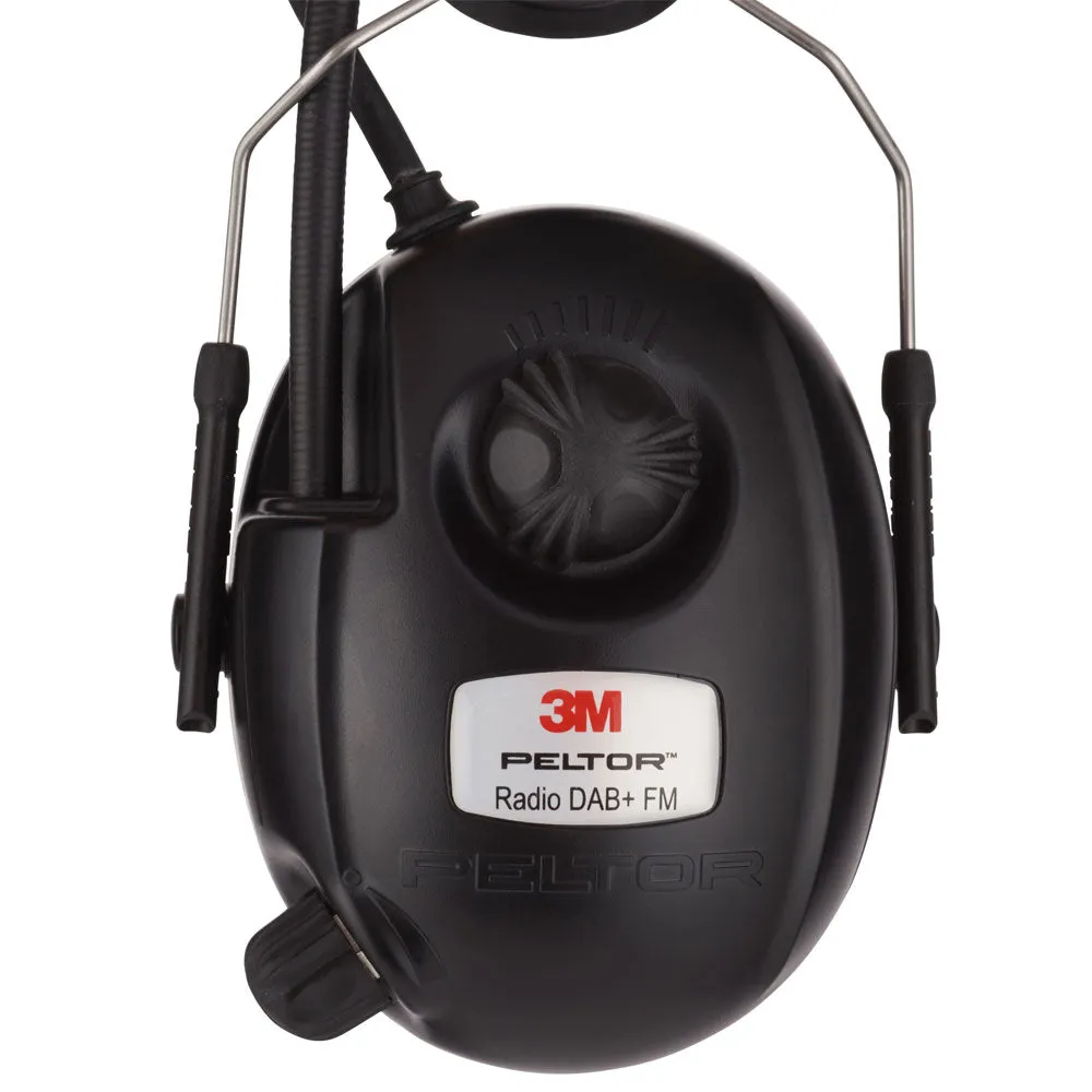 3M™ PELTOR™ DAB  & FM Radio Hearing Defender - Helmet Mount