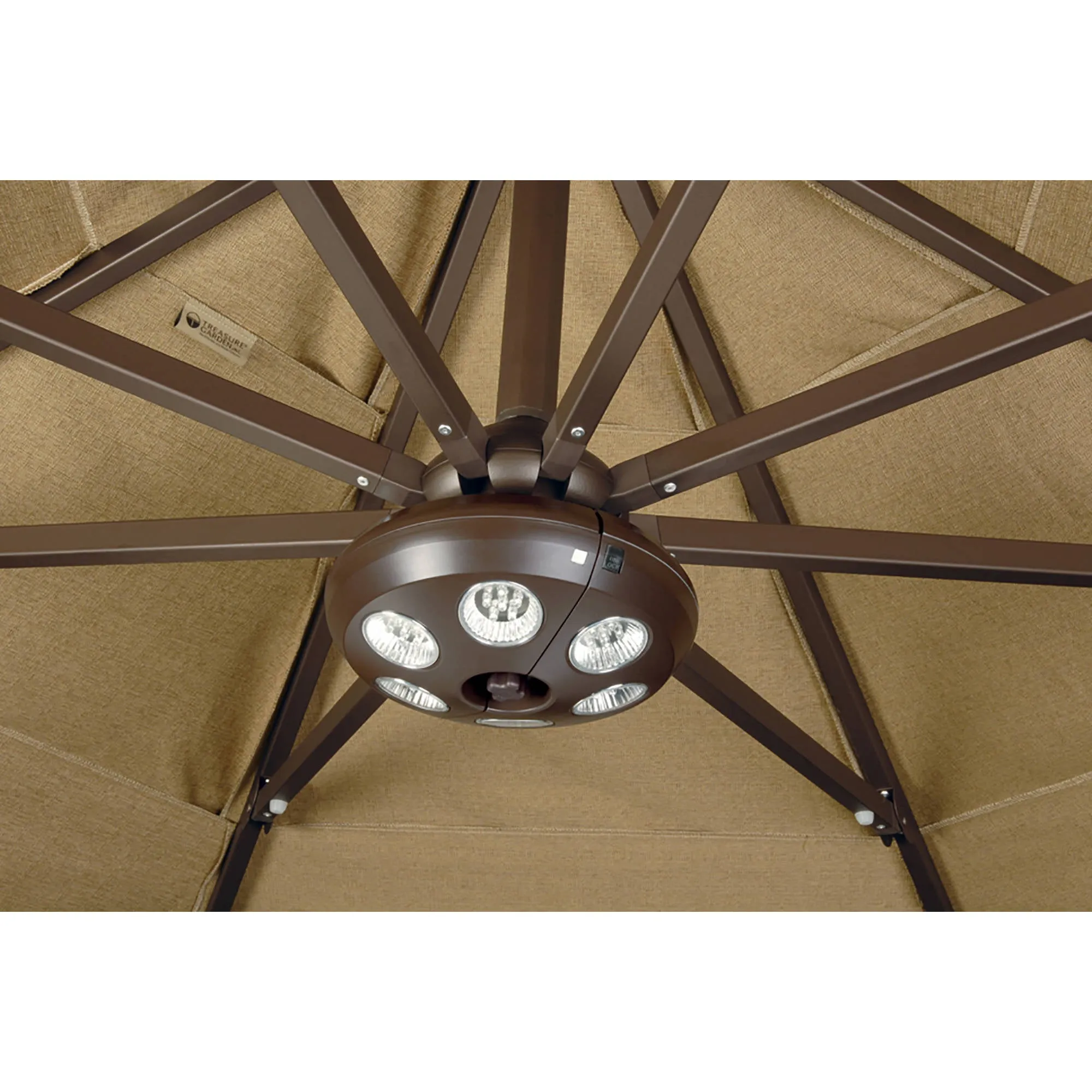 6-Light Rechargeable LED Umbrella Light