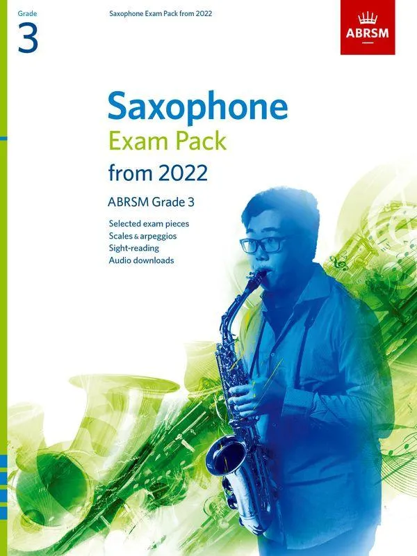 ABRSM Saxophone Exam Pack Grade 3, from 2022