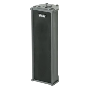 Ahuja Speaker Passive Wall Mount RMS Column Speaker Line/Ohm (Black)