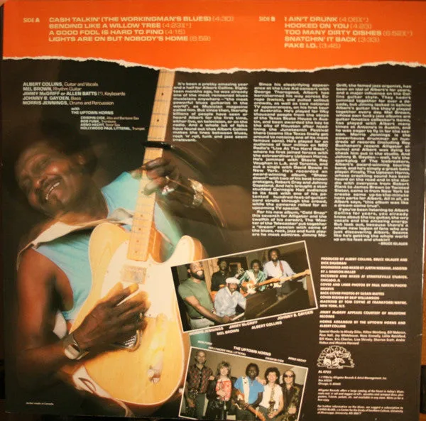 Albert Collins - Cold Snap (LP, Album) (NM or M-)
