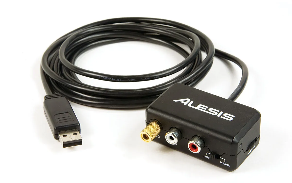 Alesis PHONOLINK Stereo RCA-to-USB-Cable