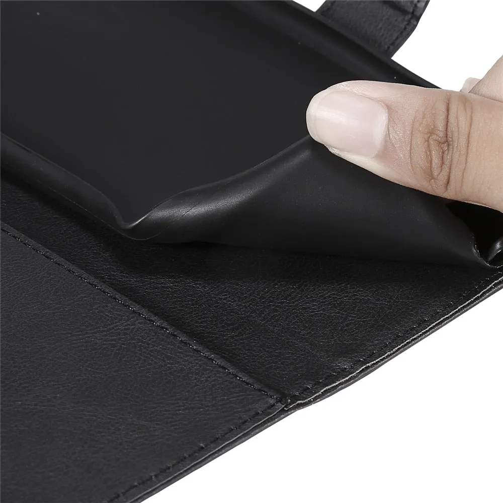 Anymob Pink Leather Case Magnetic Flip Cover Wallet Phone Protection for Huawei P Smart 2020