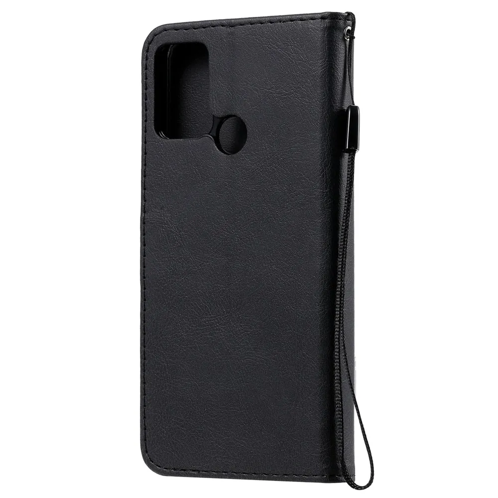 Anymob Pink Leather Case Magnetic Flip Cover Wallet Phone Protection for Huawei P Smart 2020