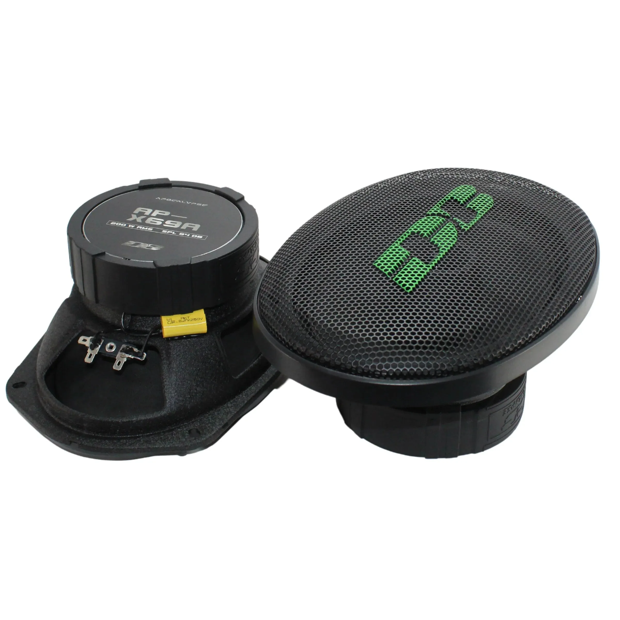 Apocalypse AP-X69 6x9" 200W RMS Coaxial Speakers (Pair)