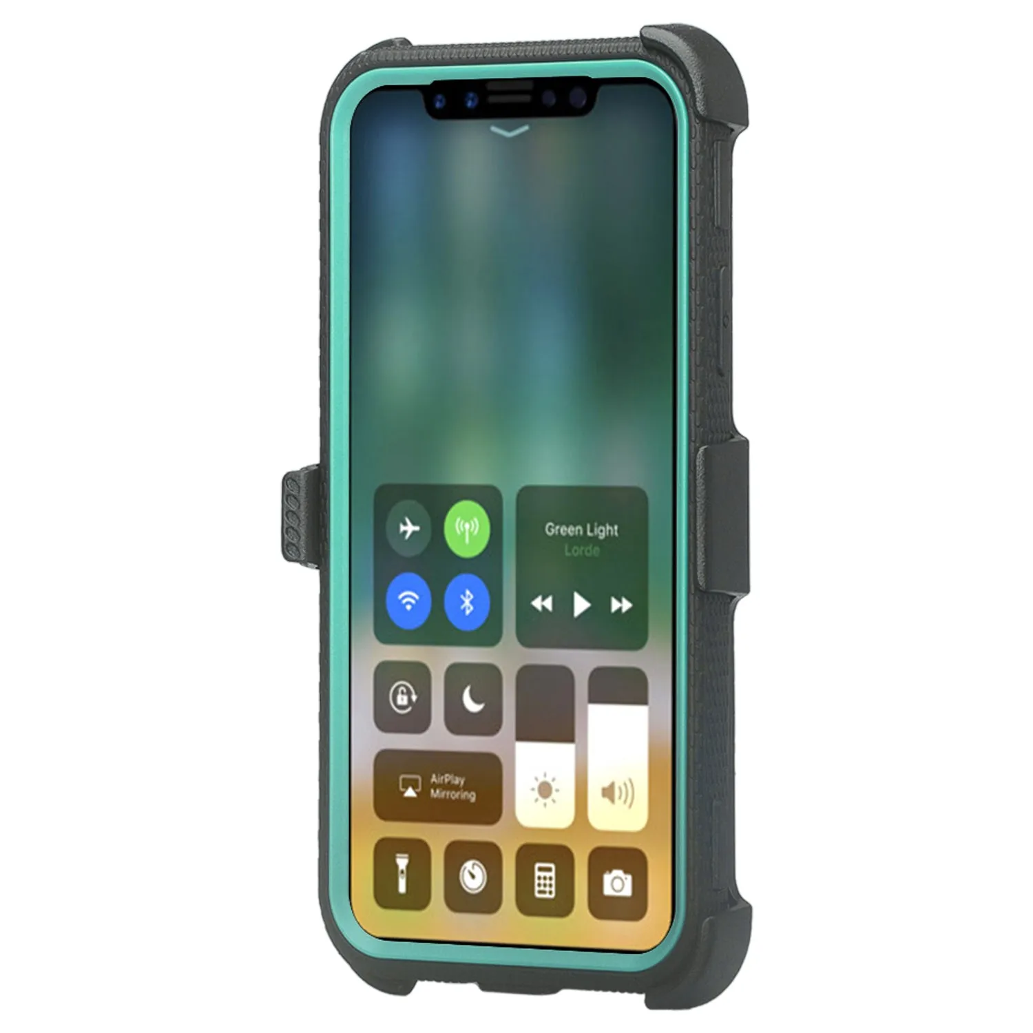 Apple iPhone 11 Case, iPhone 11 Case, Triple Protection 3-1 w/ Built in Screen Protector Heavy Duty Holster Shell Combo Case - Teal