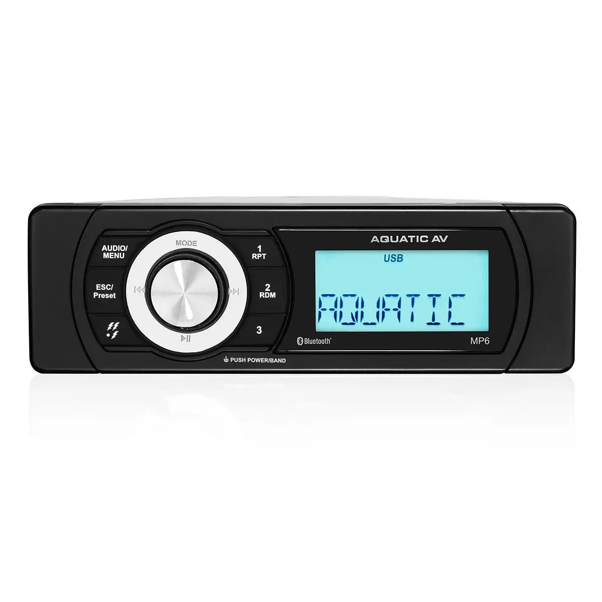 Aquatic Av MP6 Marine Stereo & NK2-116W 6.5" 2-Way Coaxial Marine Speakers (2 pair)