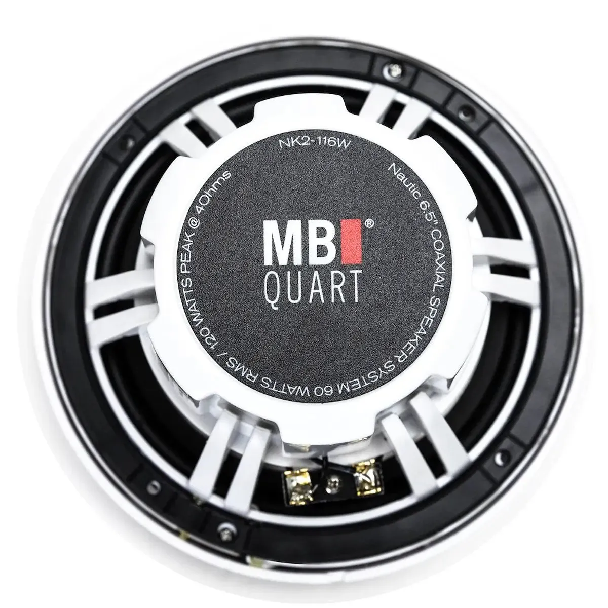 Aquatic Av MP6 Marine Stereo & NK2-116W 6.5" 2-Way Coaxial Marine Speakers (2 pair)