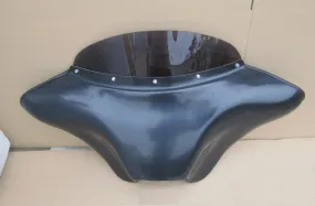 Batwing Faiirng Windshield For Harley Softail Custom Fxstc 6.5" Speaker