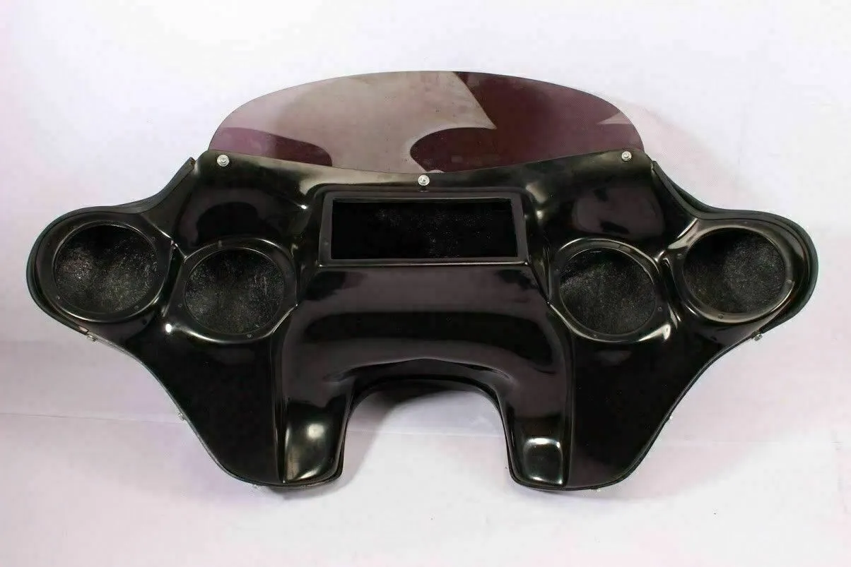 BATWING FAIRING WINDSHIELD 4 YAMAHA ROAD STAR 1600 1700 XV 99-09 4X5" SPK USED