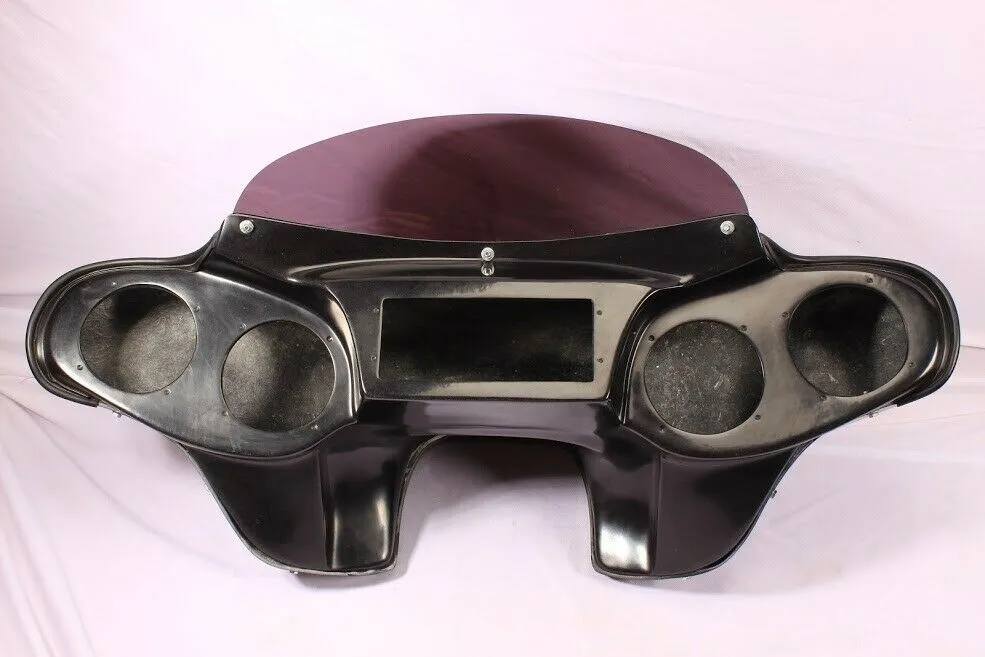 BATWING FAIRING WINDSHIELD FOR HONDA VT750 SHADOW ACE DLX 5" SPEAKER FIBERGLASS