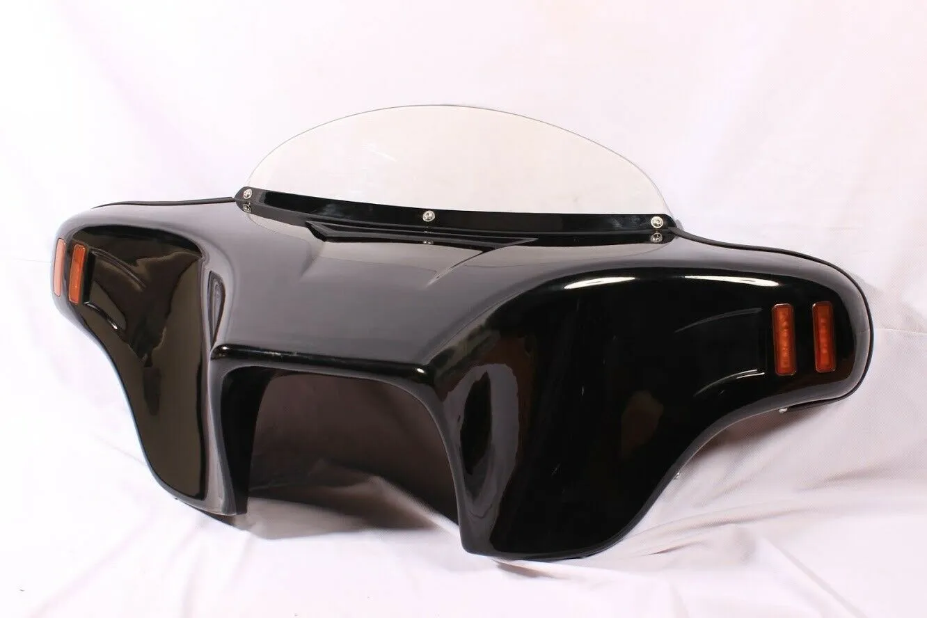 BATWING FAIRING WINDSHIELD Kawasaki Vulcan Nomad 1500 1999-2004 PAINTED ABS 6X9"