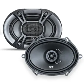 BIO-5X7-COX // 80 Watts RMS 5x7 Inch Car Coaxial Speakers, Pair