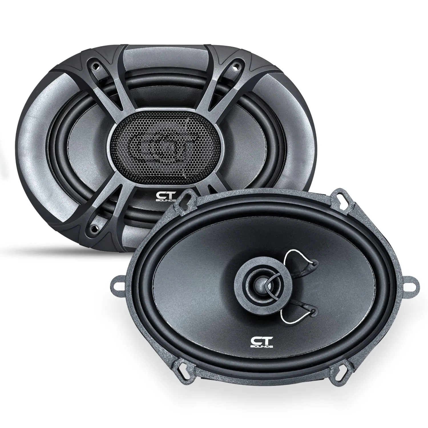 BIO-5X7-COX // 80 Watts RMS 5x7 Inch Car Coaxial Speakers, Pair