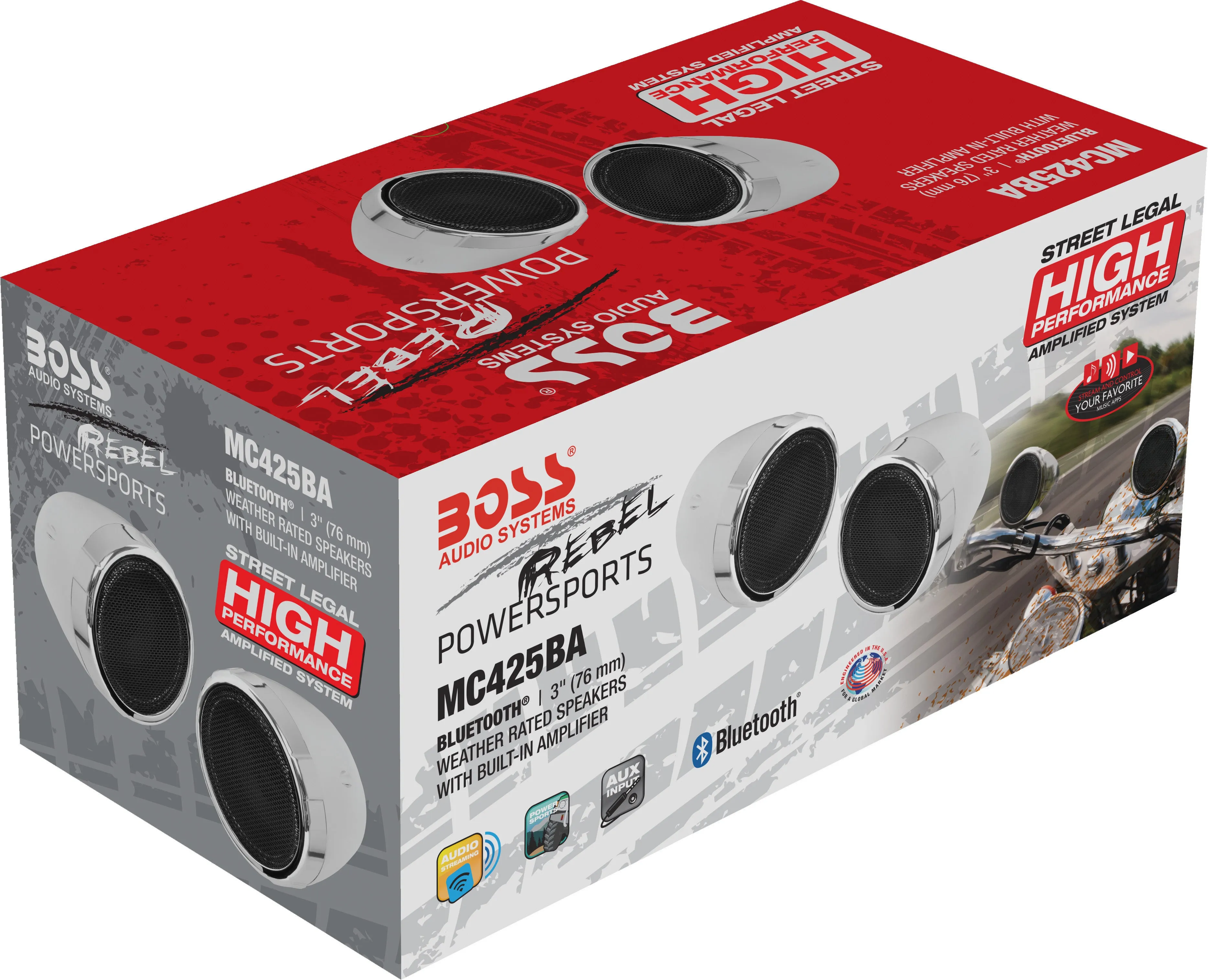 BOSS AUDIO SCOOTER SPEAKER KIT MC425BA