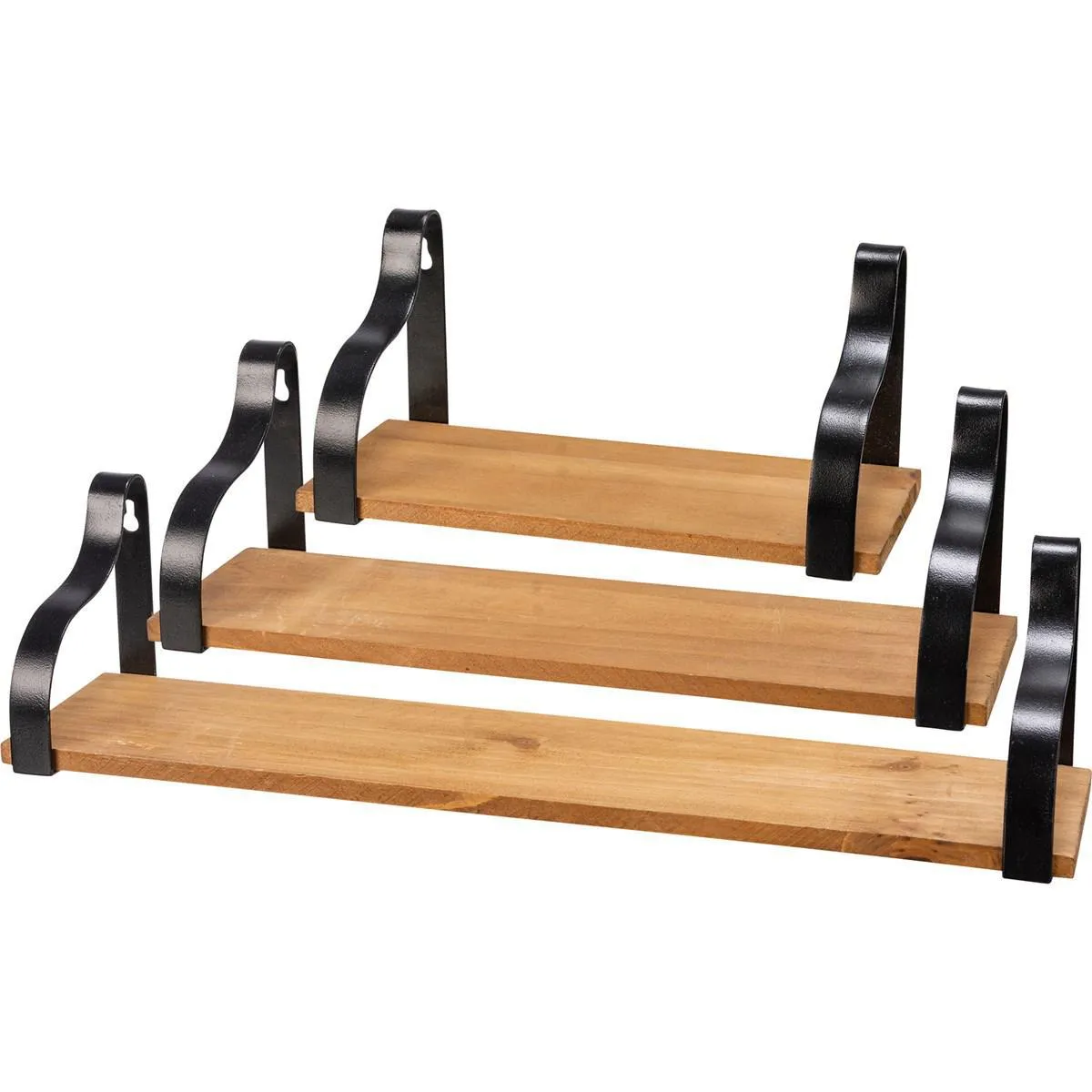 BRACKETED SHELF SET