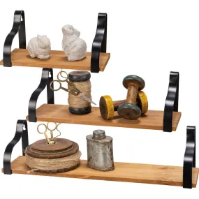 BRACKETED SHELF SET