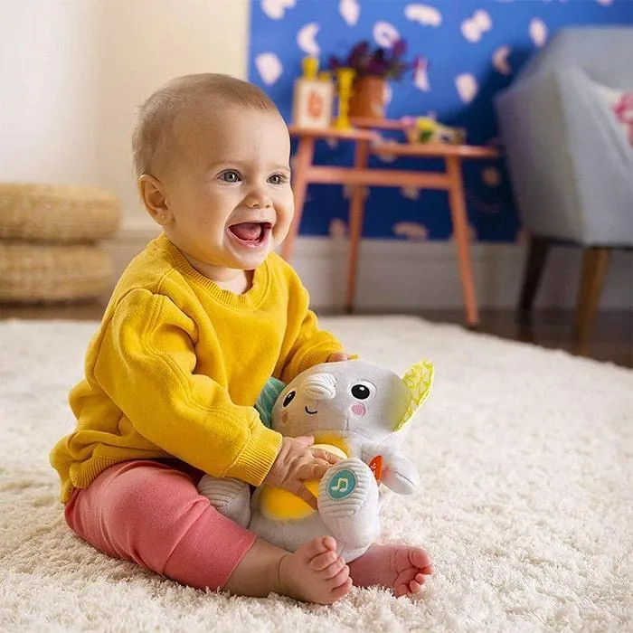 Bright Starts Hug-a-bye Baby - Musical Light Up Soft Toy