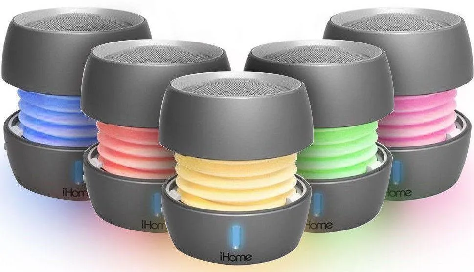 Color-Changing Bluetooth Speaker Portable Mini System by iHOME IBT59SY