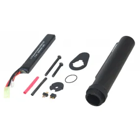 CYMA M4 Buffer Tube w/ 7.4v LiPo Battery & Locking Nut