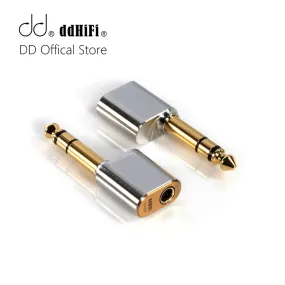 DD ddHiFi DJ65B 6.35mm Male to 4.4mm Female Audio Adapter for Desktop Amplifier