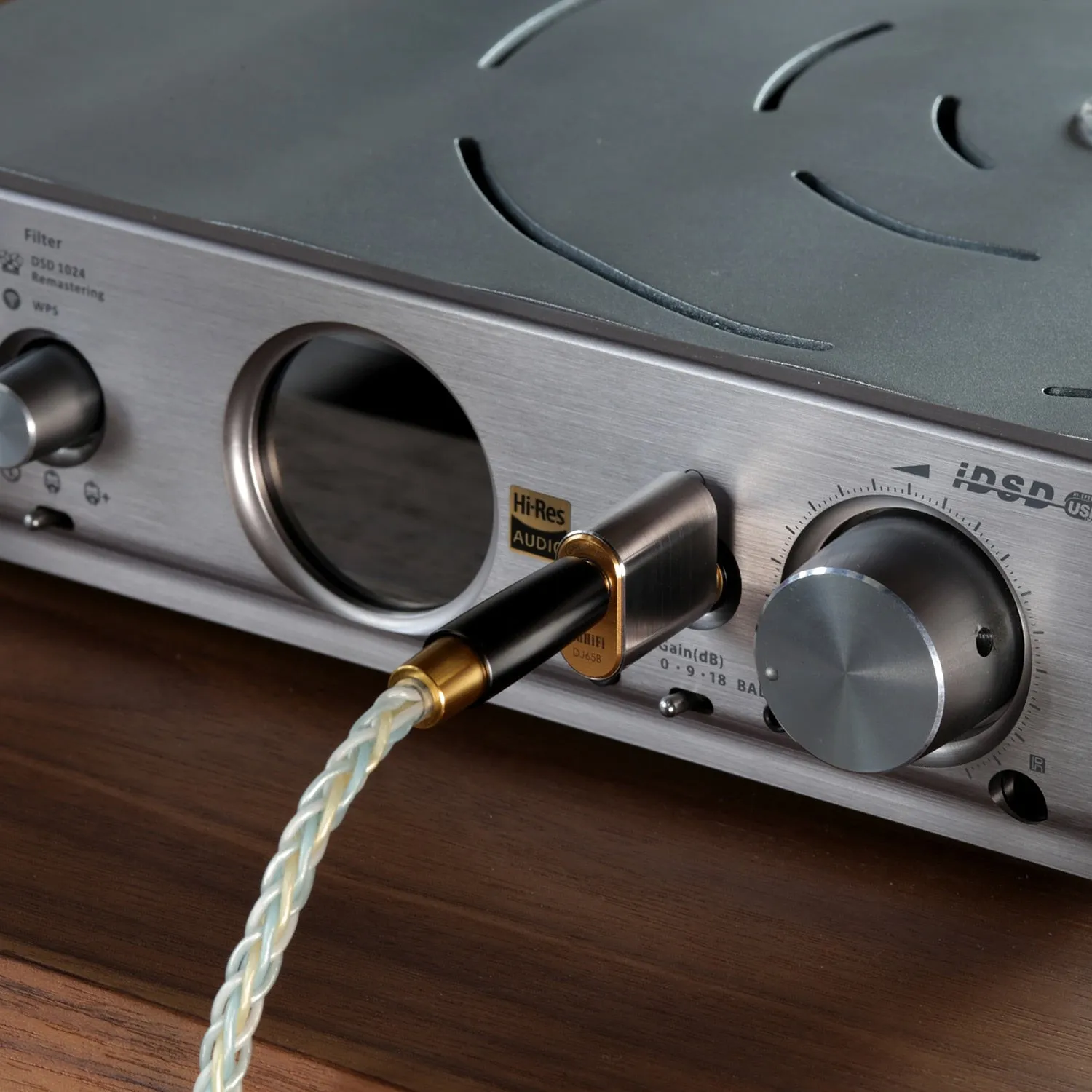 DD ddHiFi DJ65B 6.35mm Male to 4.4mm Female Audio Adapter for Desktop Amplifier