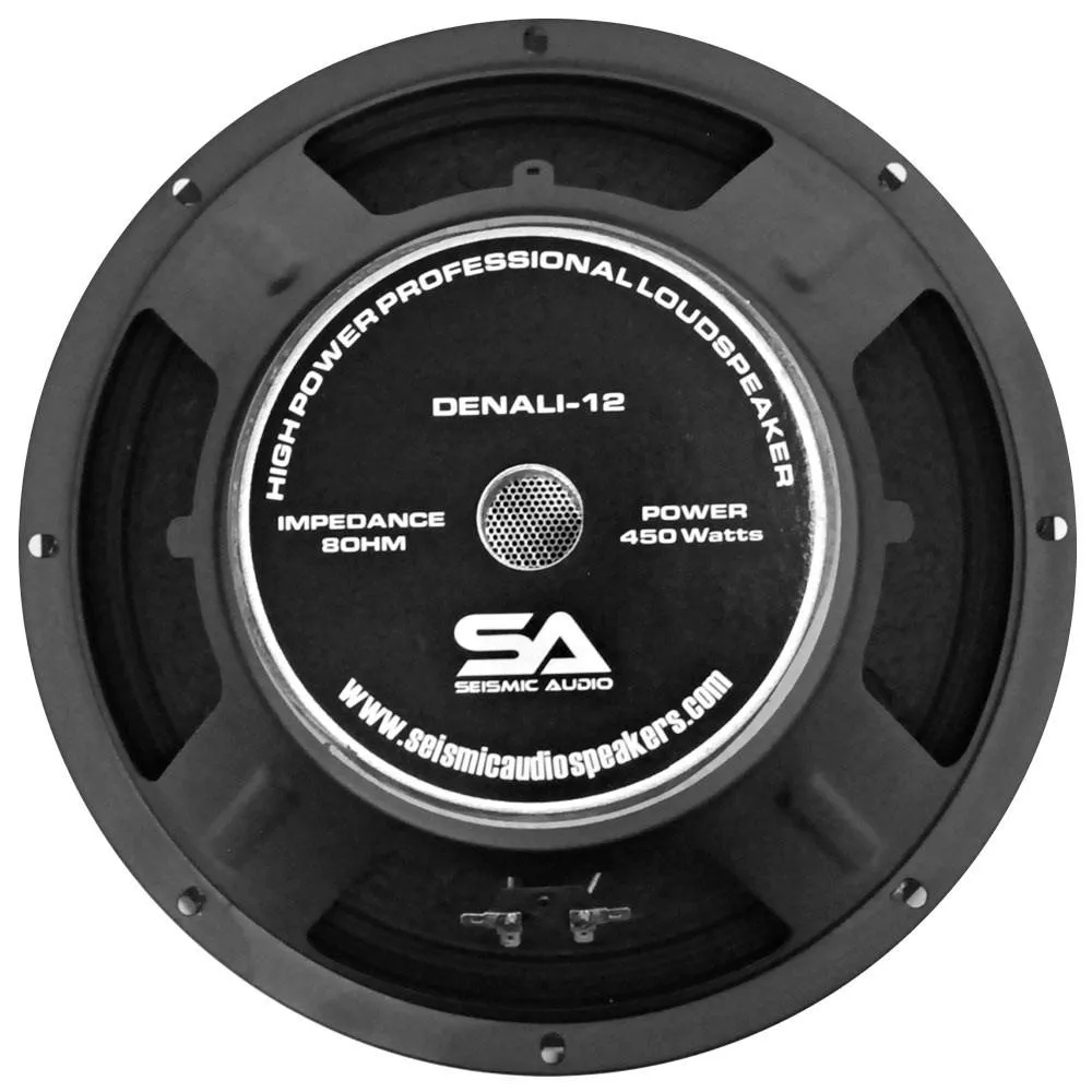 Denali 12"" Loudspeakers - Steel Frame Drivers for PA Speakers (Pair)