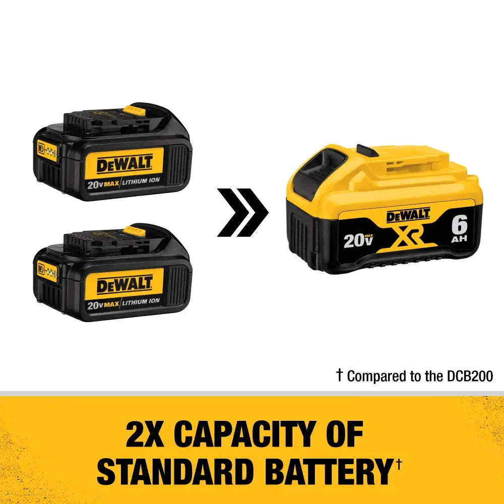 DeWalt 20V MAX* XR‚® 6.0Ah Lithium Ion Battery Pack