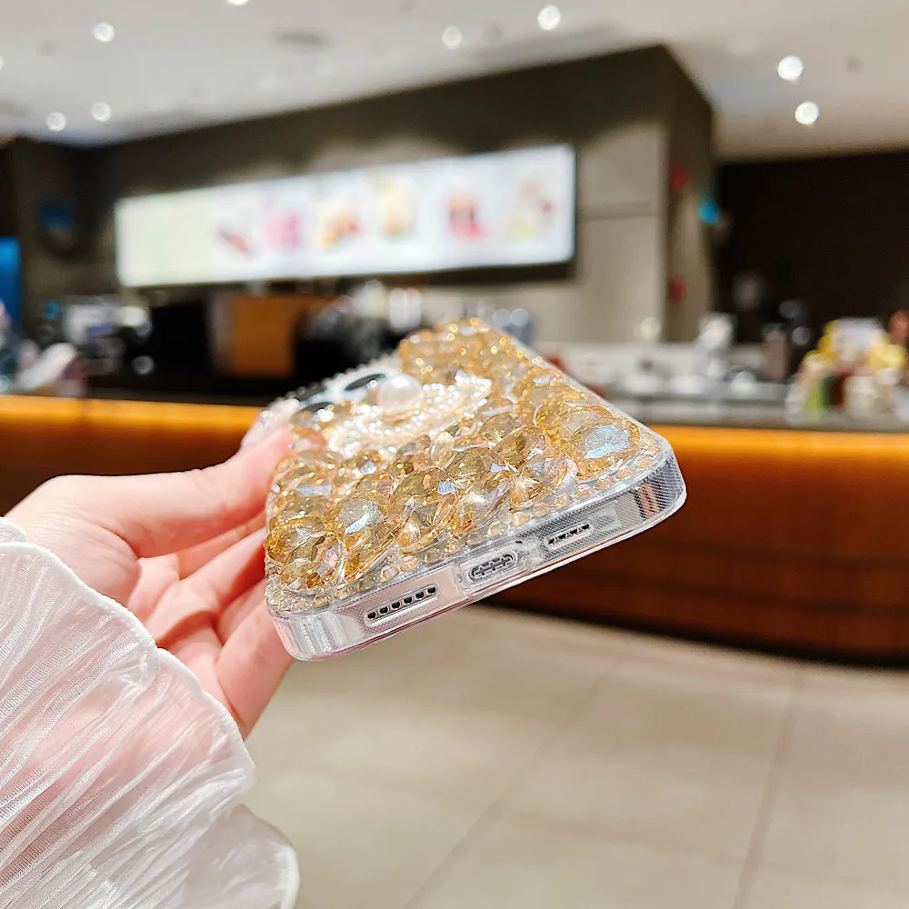 Diamond Flower TPU (Soft) | PC (Hard) Case - iPhone 14