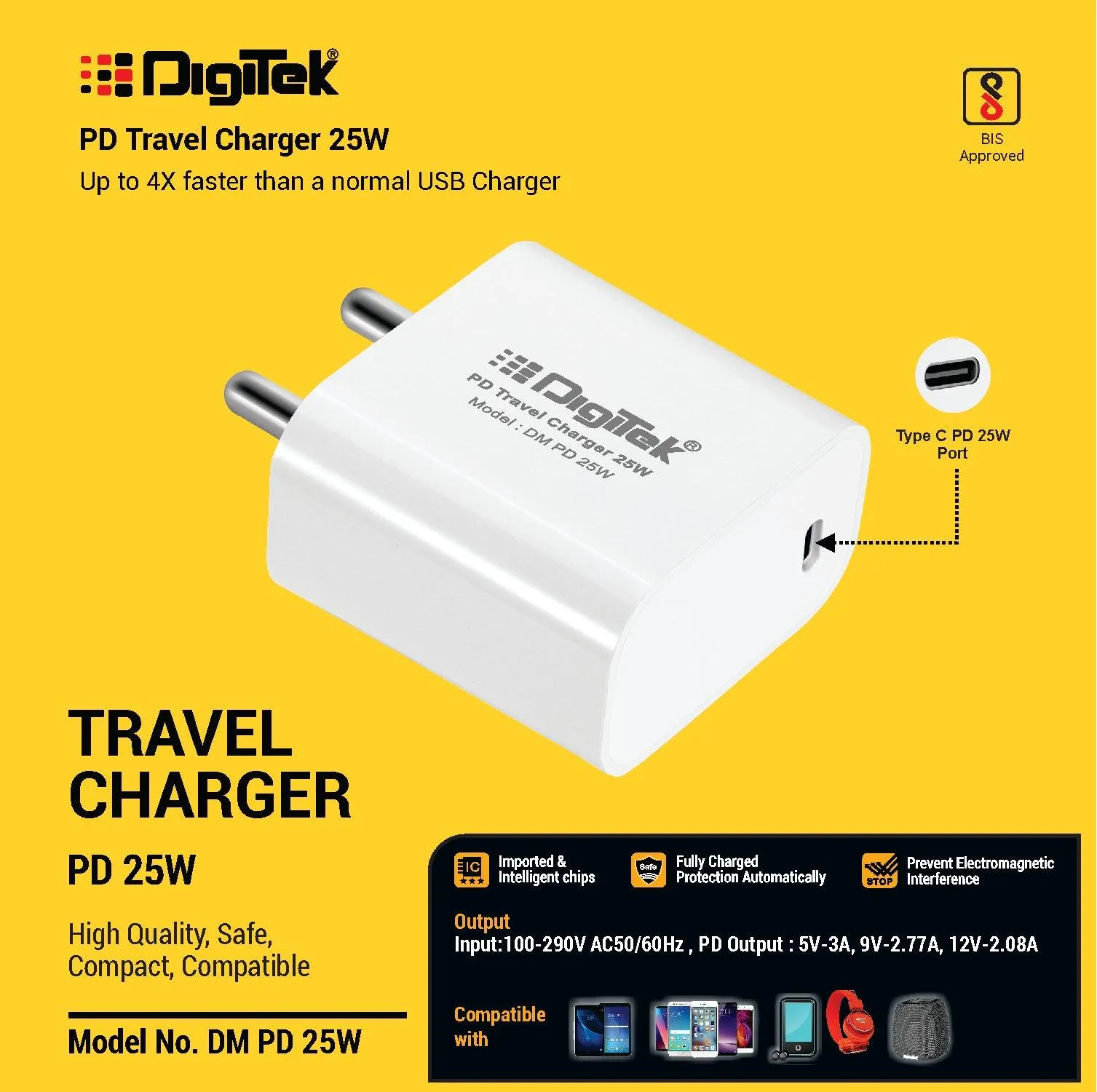 Digitek PD Travel Charger 25W (DMPD 25W)