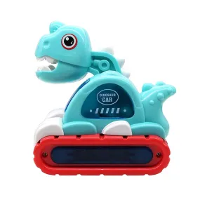 Dinosaur Excavator Battery Toy with Music & Lights, 3 Years - Green
