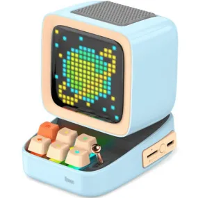 Divoom Ditoo Plus Pixel Art Display Bluetooth Speaker Blue