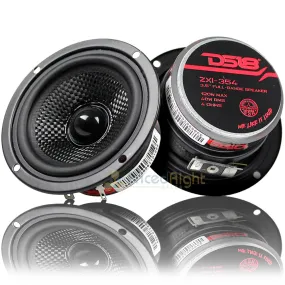 DS18 Elite 3.5" Full Range Coaxial Speakers 120 Watts Max 4 Ohm ZXI-354 Pair