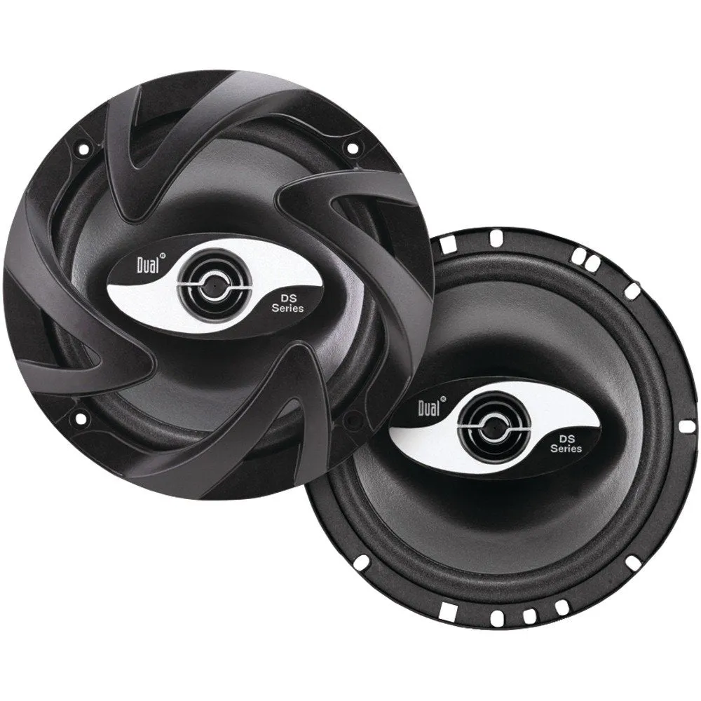 DUAL DS652 Coaxial Car Speakers (120 Watt, 2-Way; 6.5")