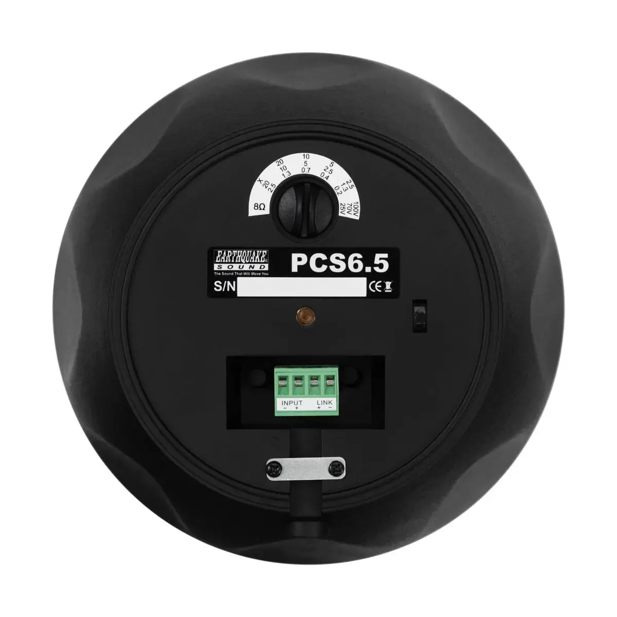 Earthquake Sound PCS6.5 25V/70V/100V/8-Ohm 120W Hanging, Wall Mount or Landscape Speaker