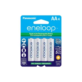 Eneloop AA Rechargeable Batteries- 4 Pack