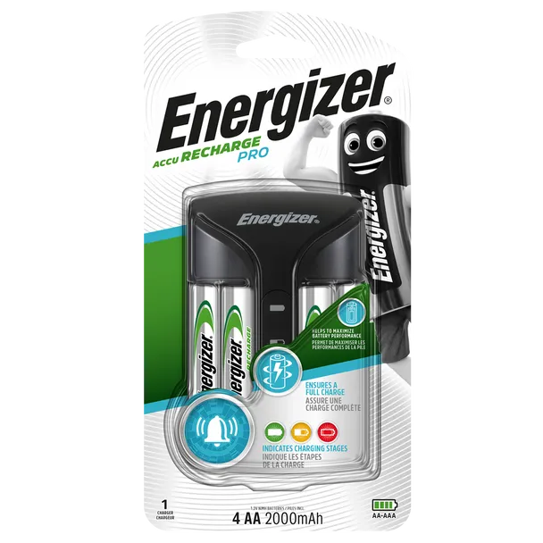 Energizer Pro Charger - Batteries Included