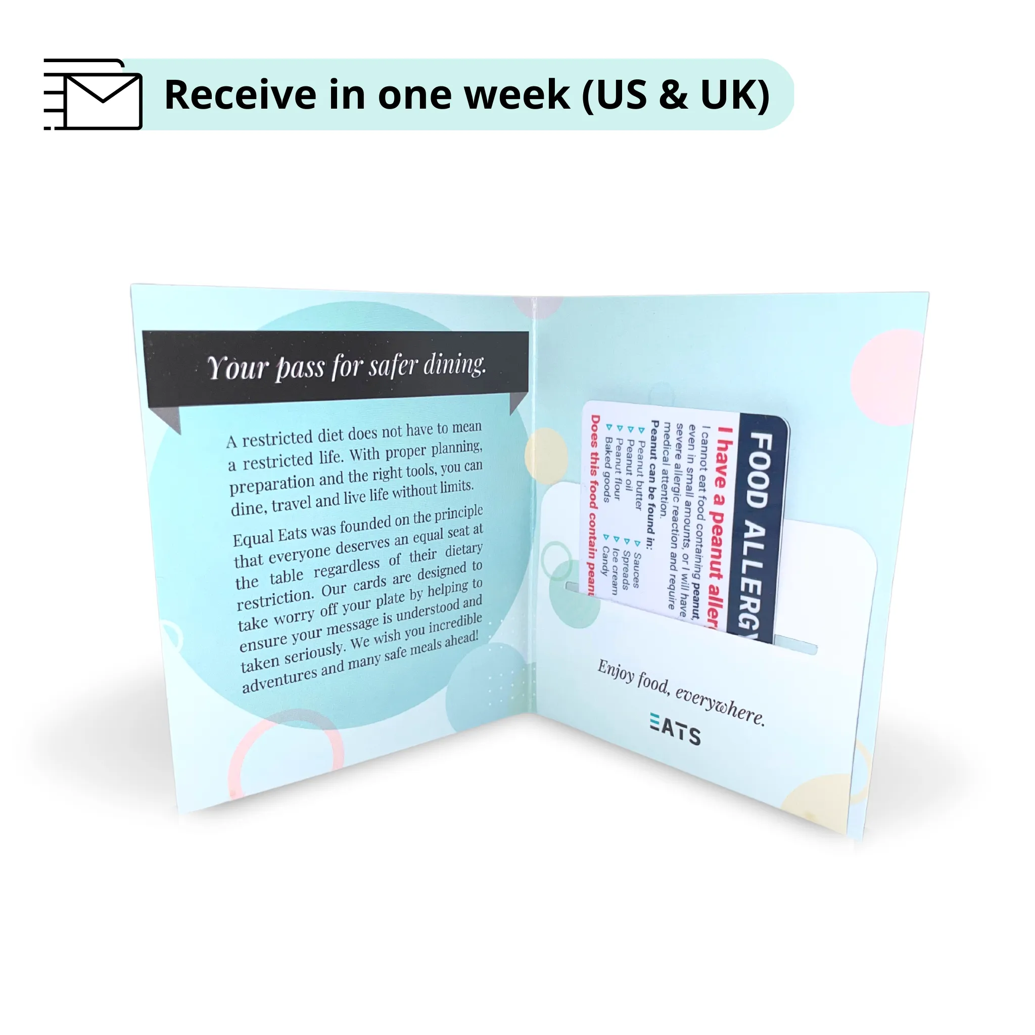 English Diabetic Diet Card
