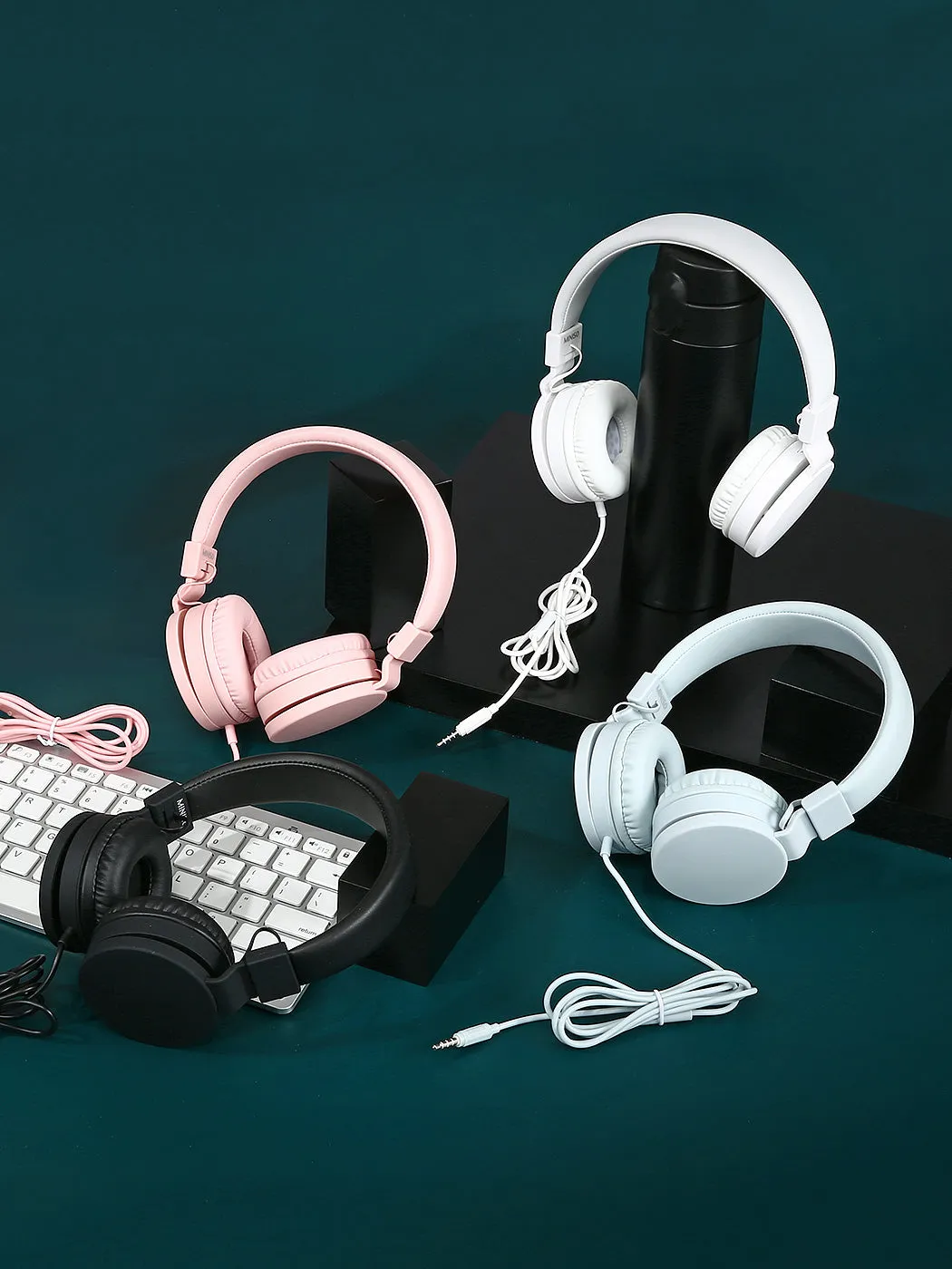 Fashion Foldable Headset for Music Model：HOM001(White)