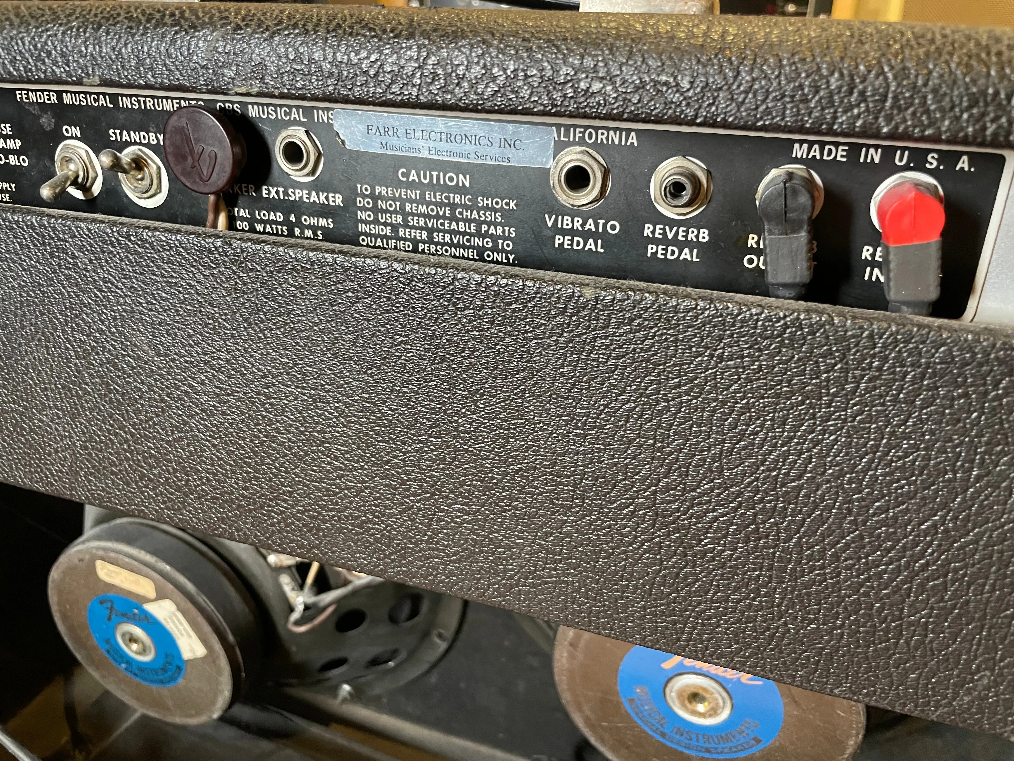 Fender 1979 Twin Reverb Silverface Used