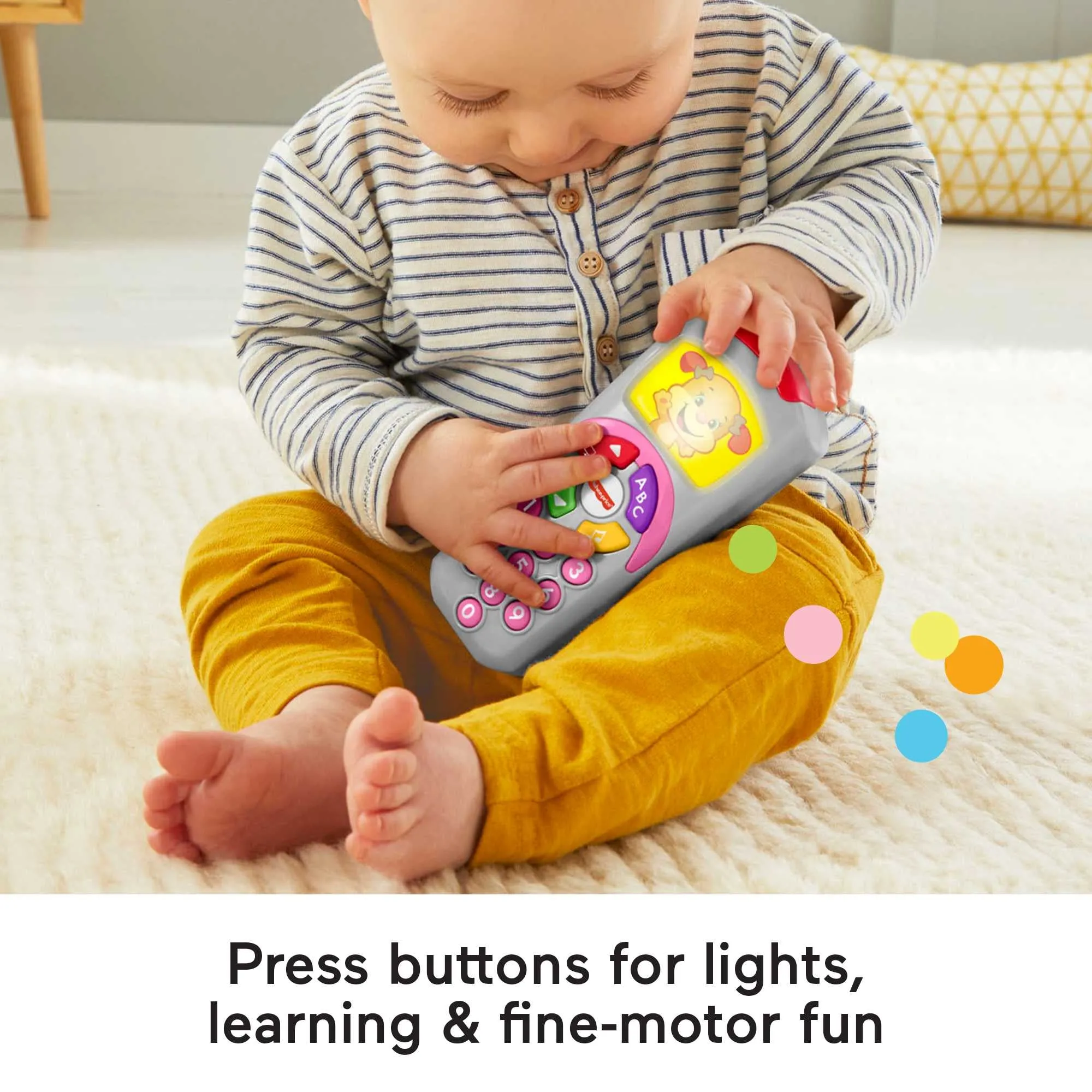Fisher-Price Laugh & Learn Puppy's Remote Pink