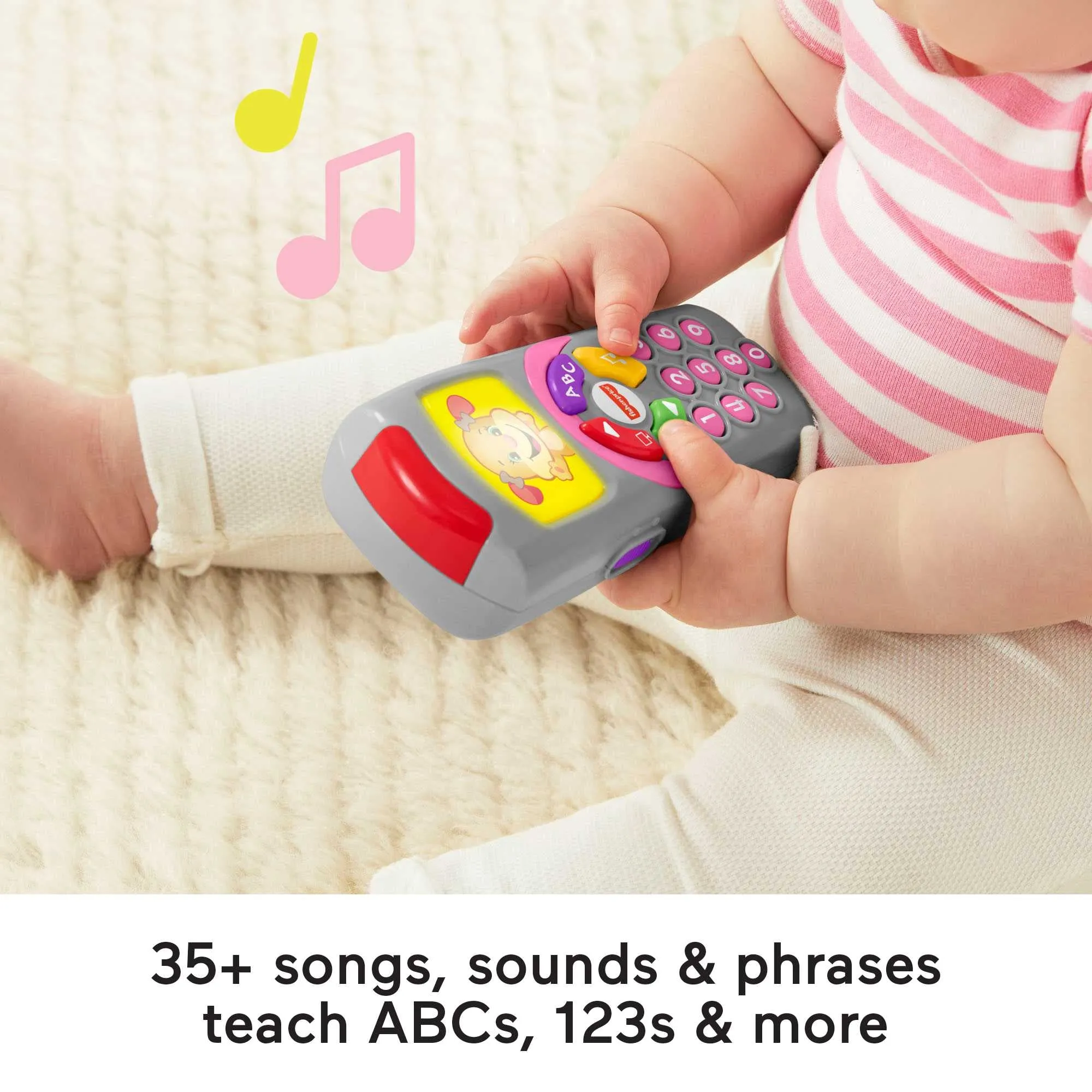 Fisher-Price Laugh & Learn Puppy's Remote Pink