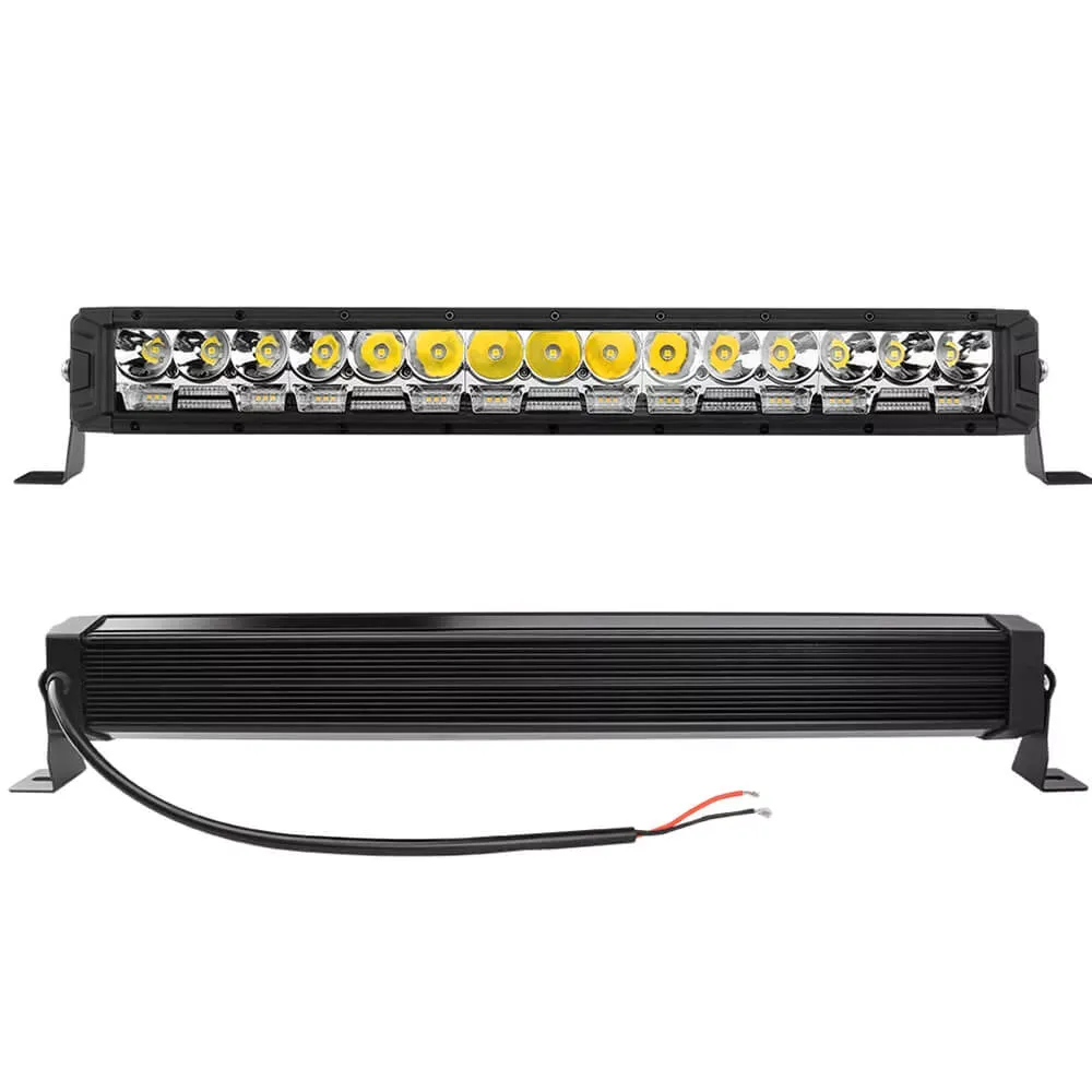 Flood and Spot Beam with DRL Light Bars